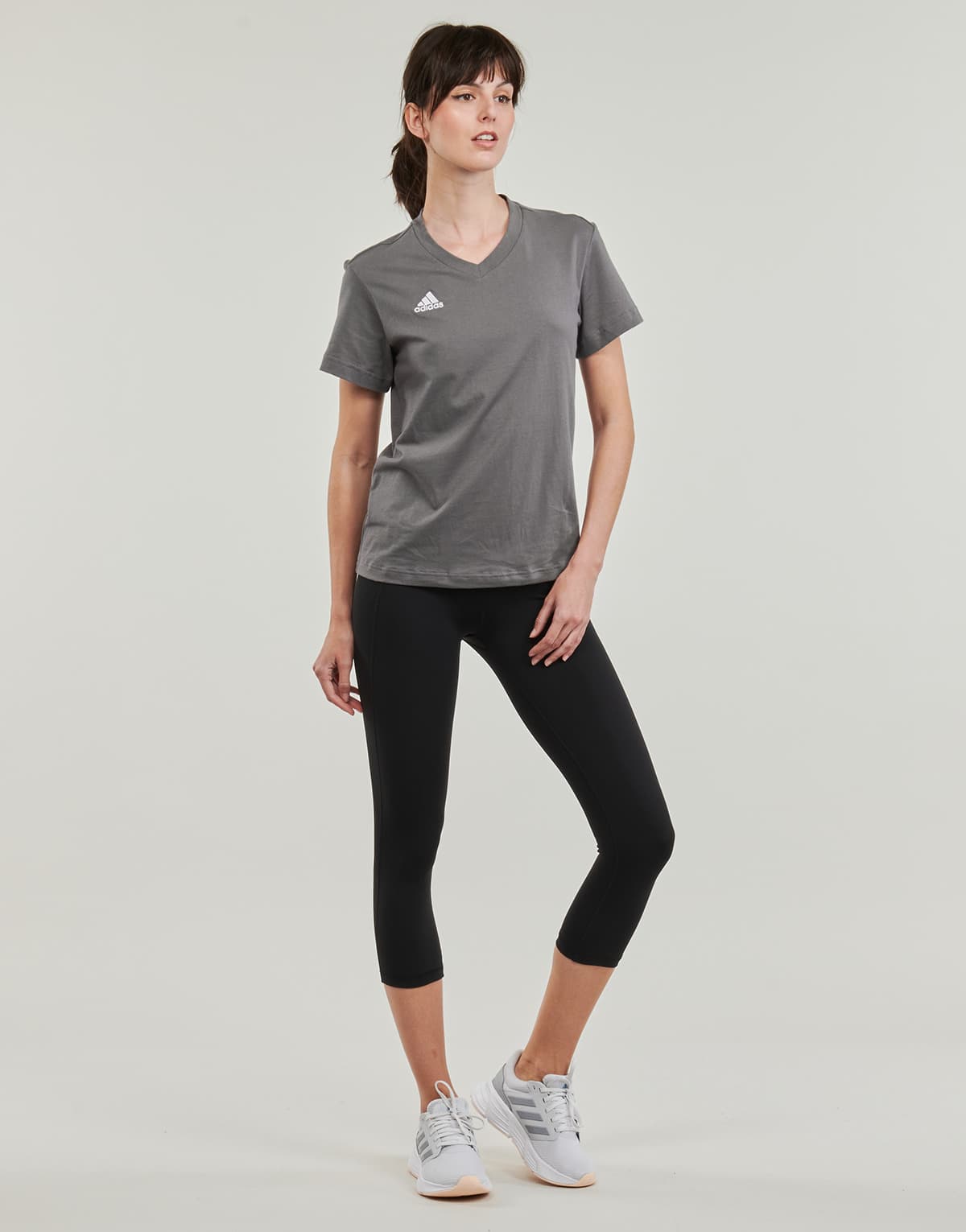 Women's T-Shirts adidas Gray