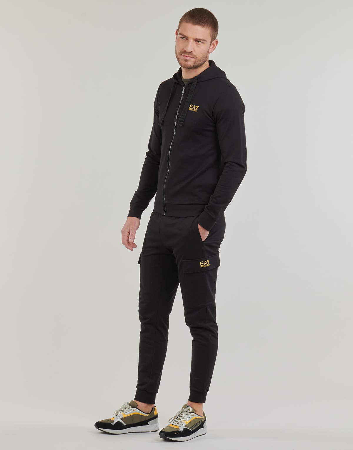 Men's Sweatshirts EA7 Black