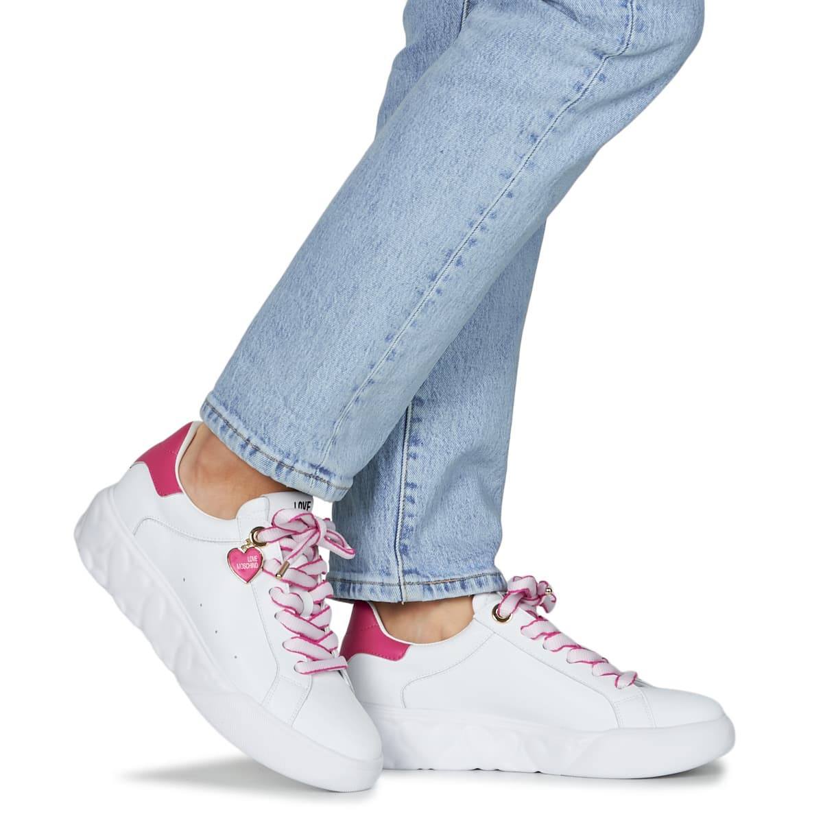 Women's Sneakers Love Moschino White
