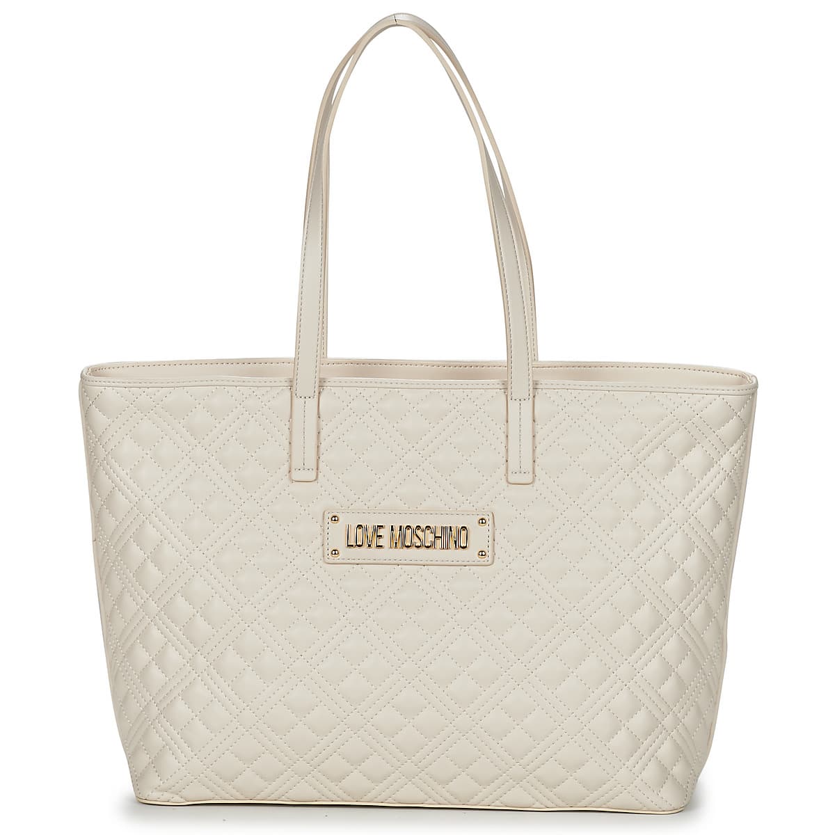Women's Tote Bags Love Moschino Beige