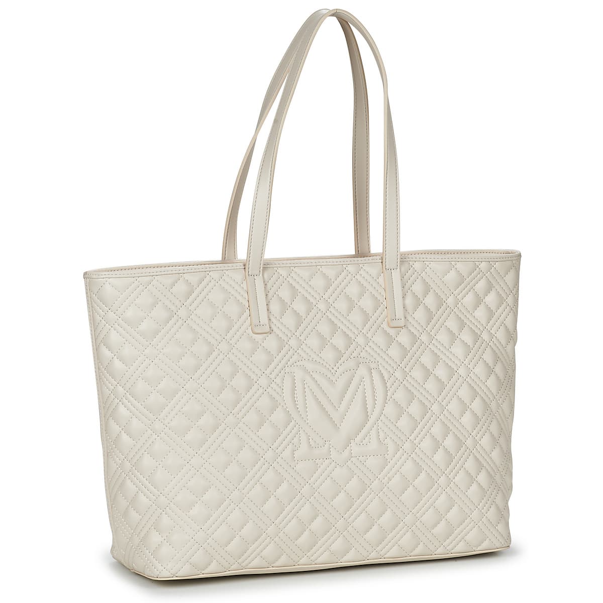 Women's Tote Bags Love Moschino Beige