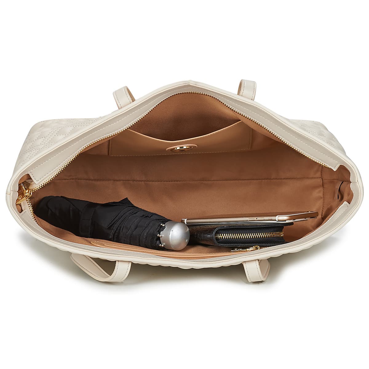 Women's Tote Bags Love Moschino Beige