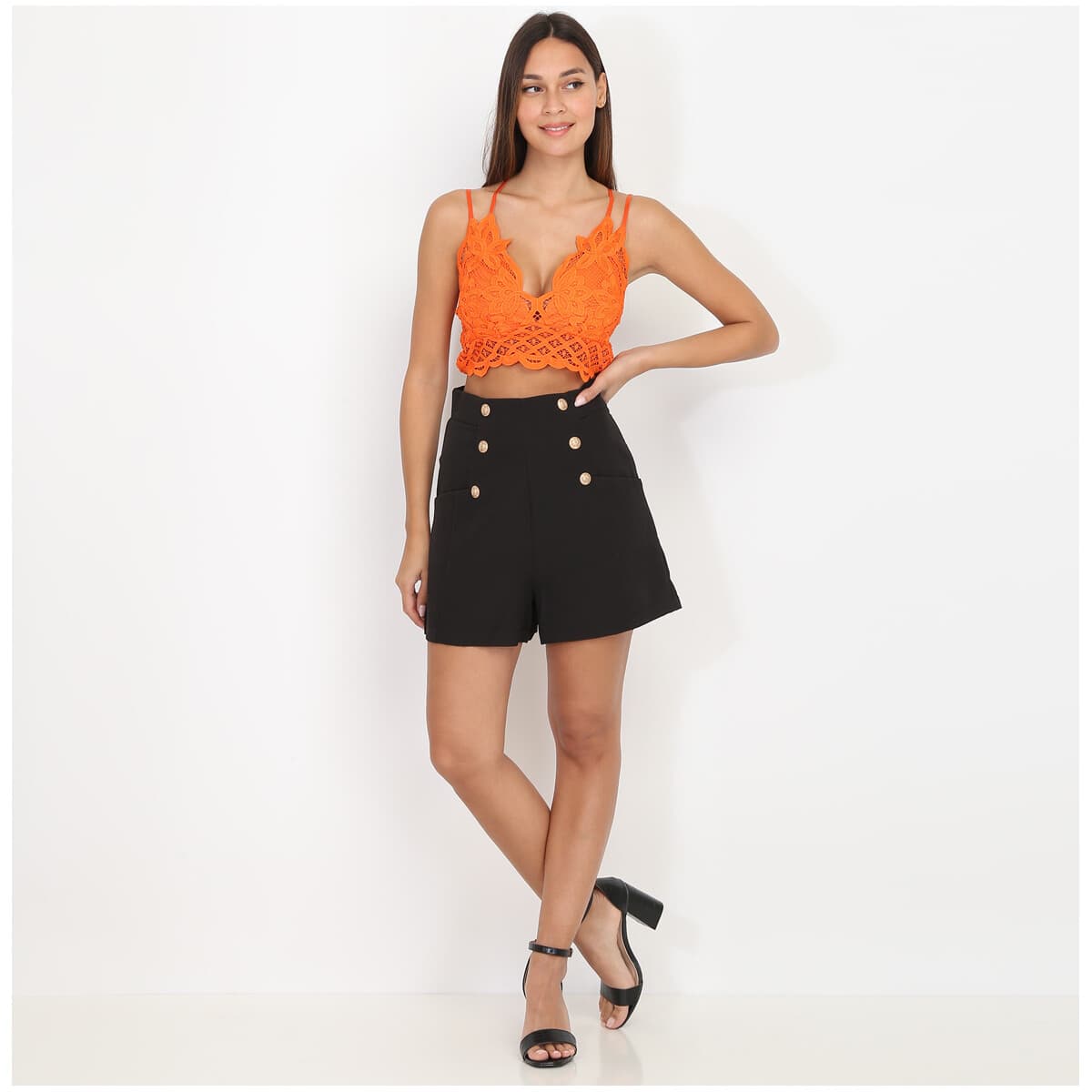 Women's T-Shirts La Modeuse Orange