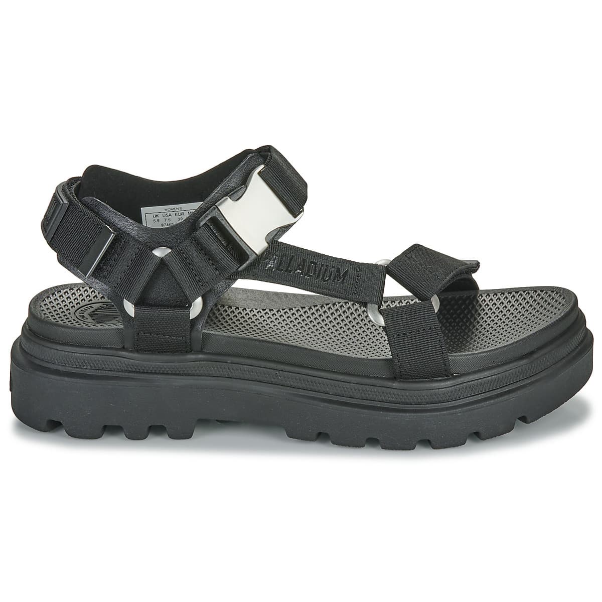 Women's Platforms Palladium Black