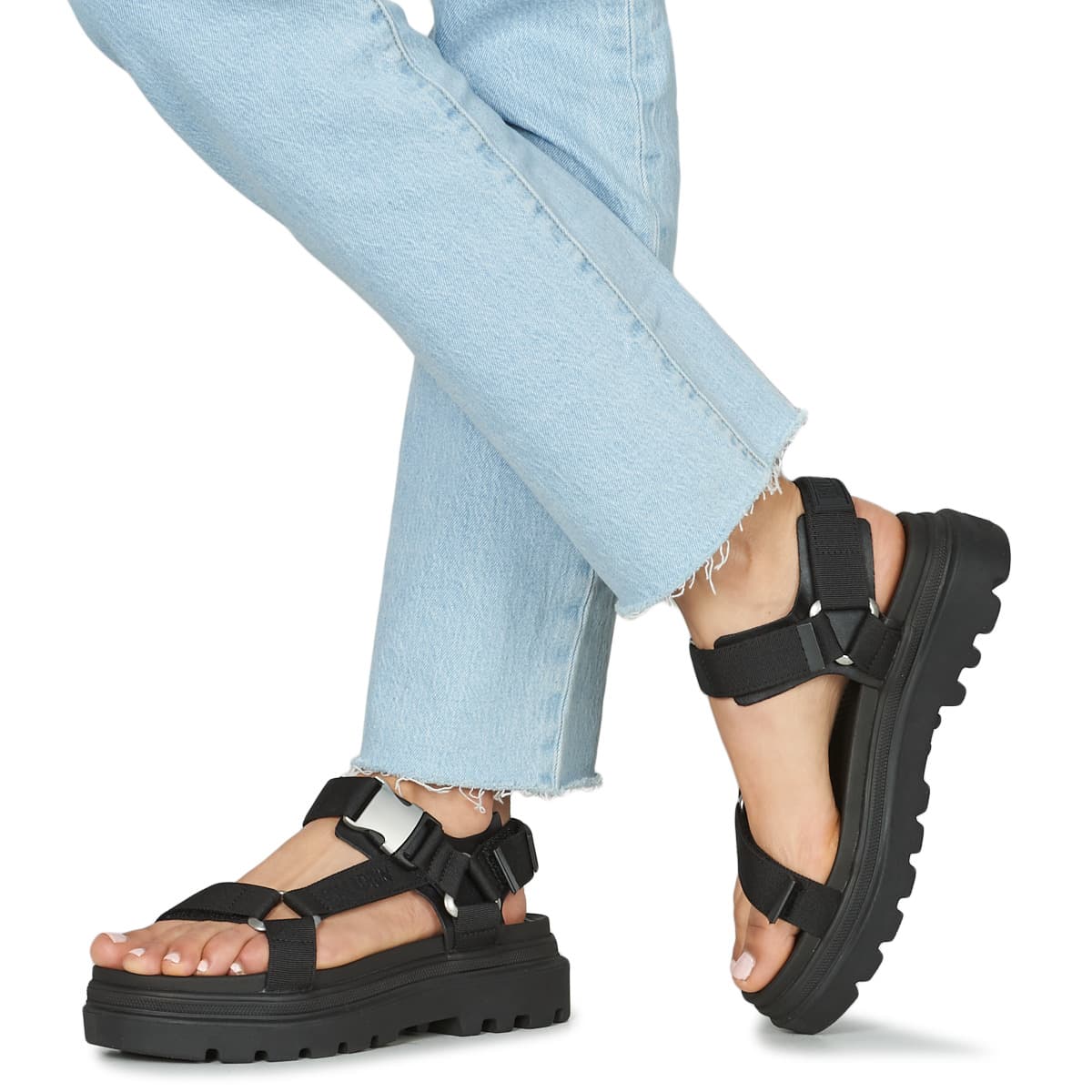 Women's Platforms Palladium Black