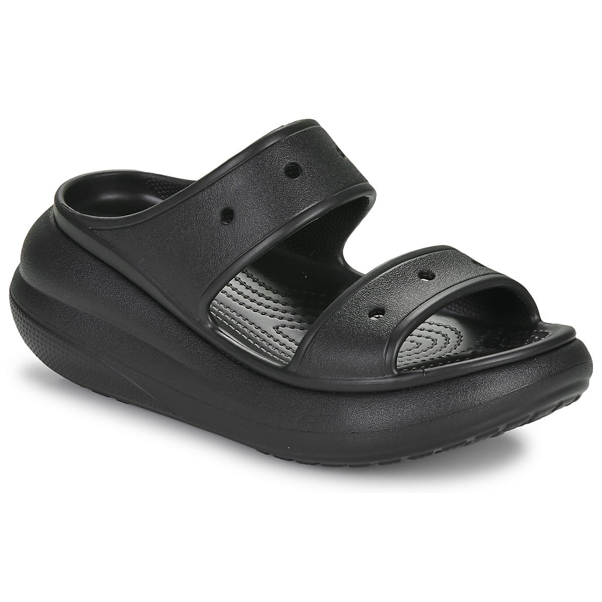 Γυναικείο Mule Crocs Classic Crush Sandal Ανατομικό Χρώματος Μαύρο 207670-001
