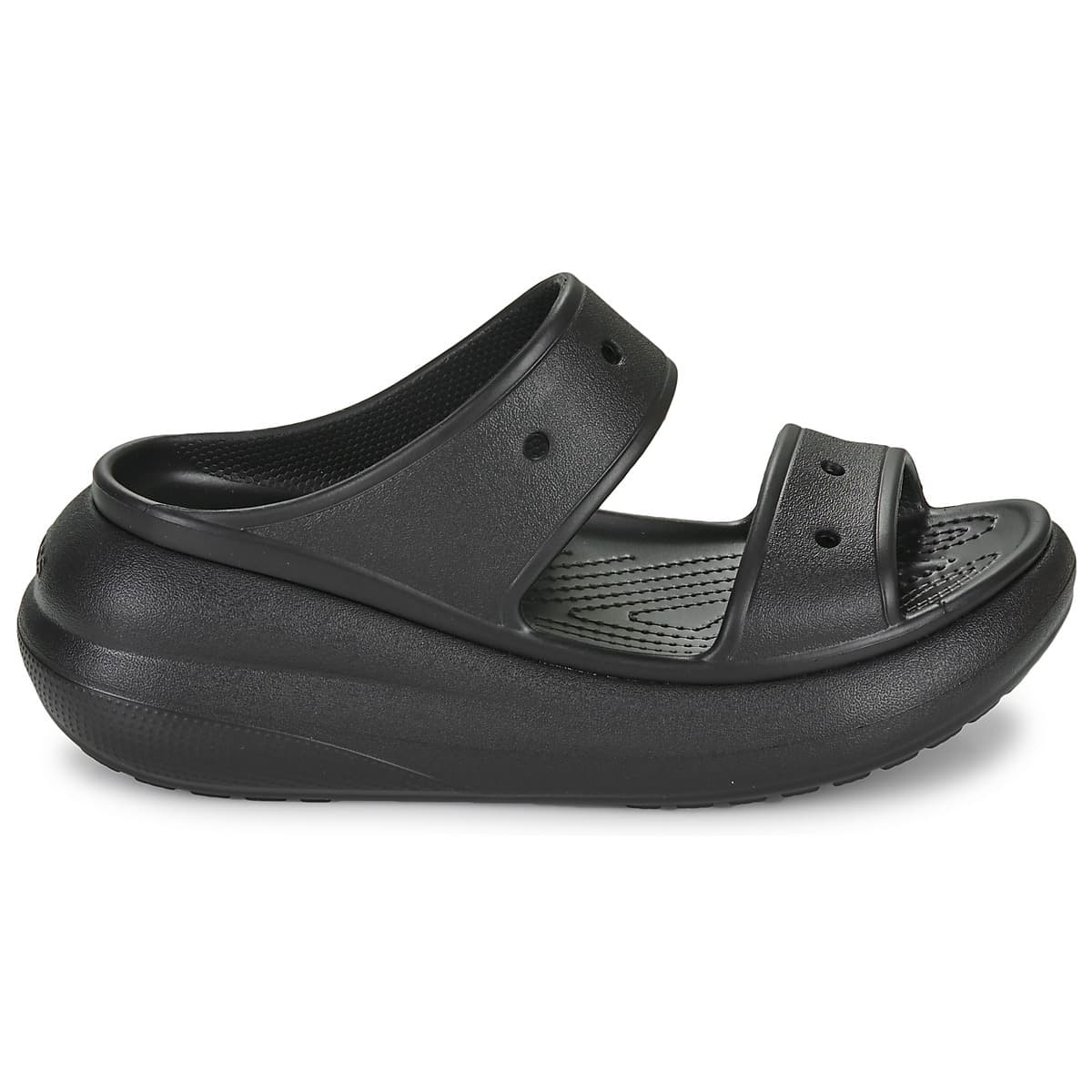 Γυναικείο Mule Crocs Classic Crush Sandal Ανατομικό Χρώματος Μαύρο 207670-001