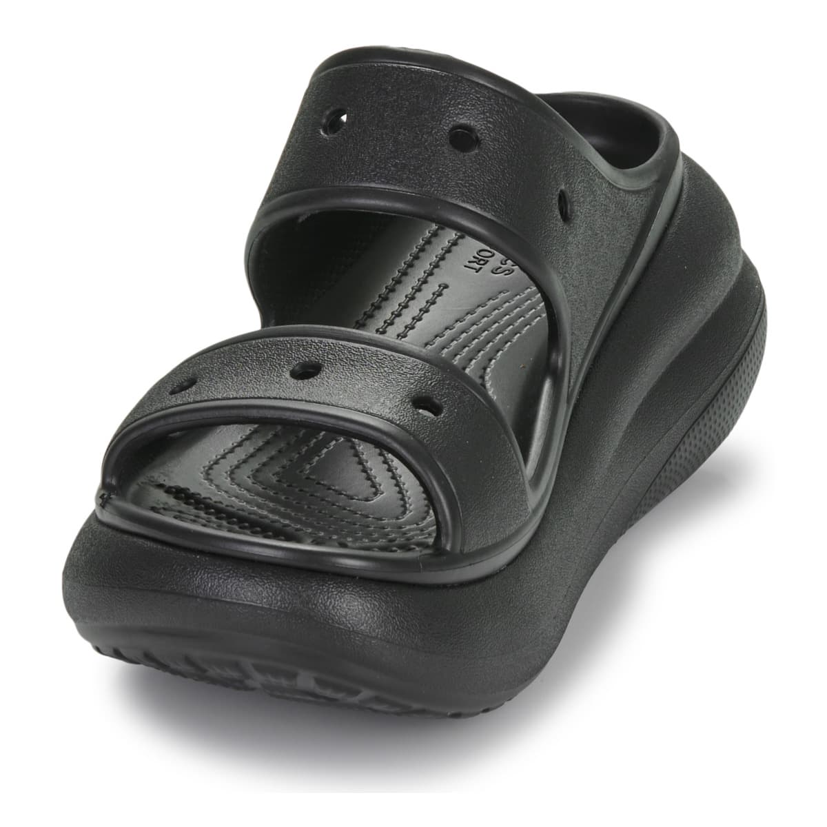 Γυναικείο Mule Crocs Classic Crush Sandal Ανατομικό Χρώματος Μαύρο 207670-001