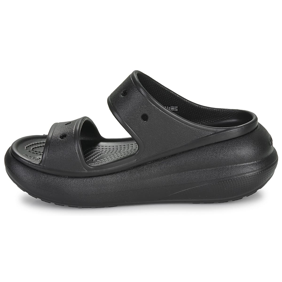 Γυναικείο Mule Crocs Classic Crush Sandal Ανατομικό Χρώματος Μαύρο 207670-001