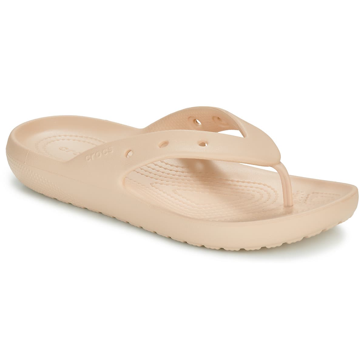 Women's Flip Flops Crocs Beige