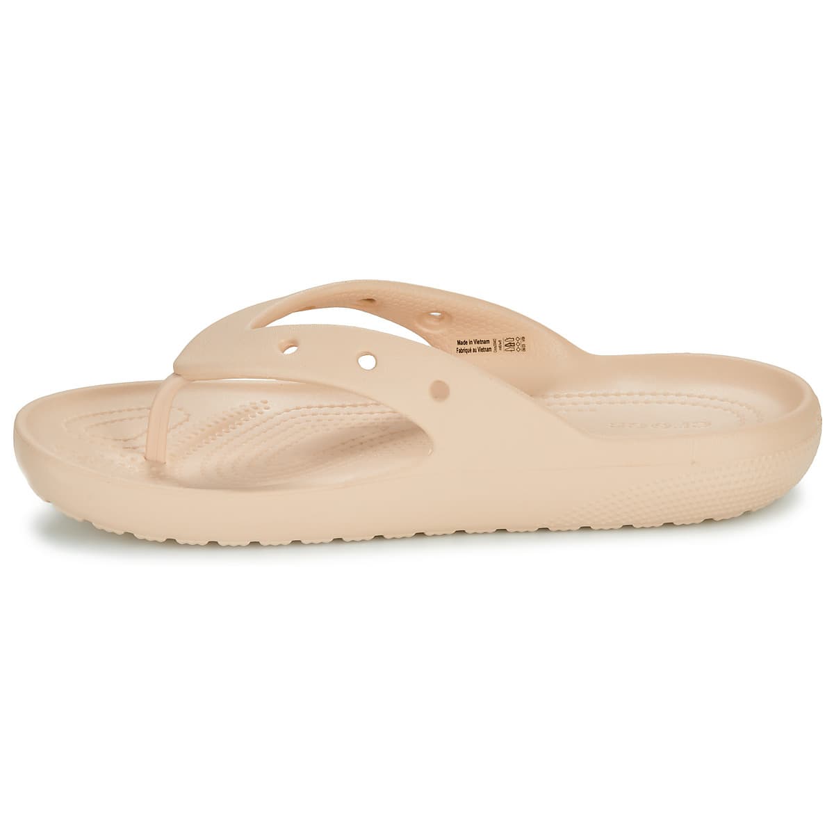 Women's Flip Flops Crocs Beige