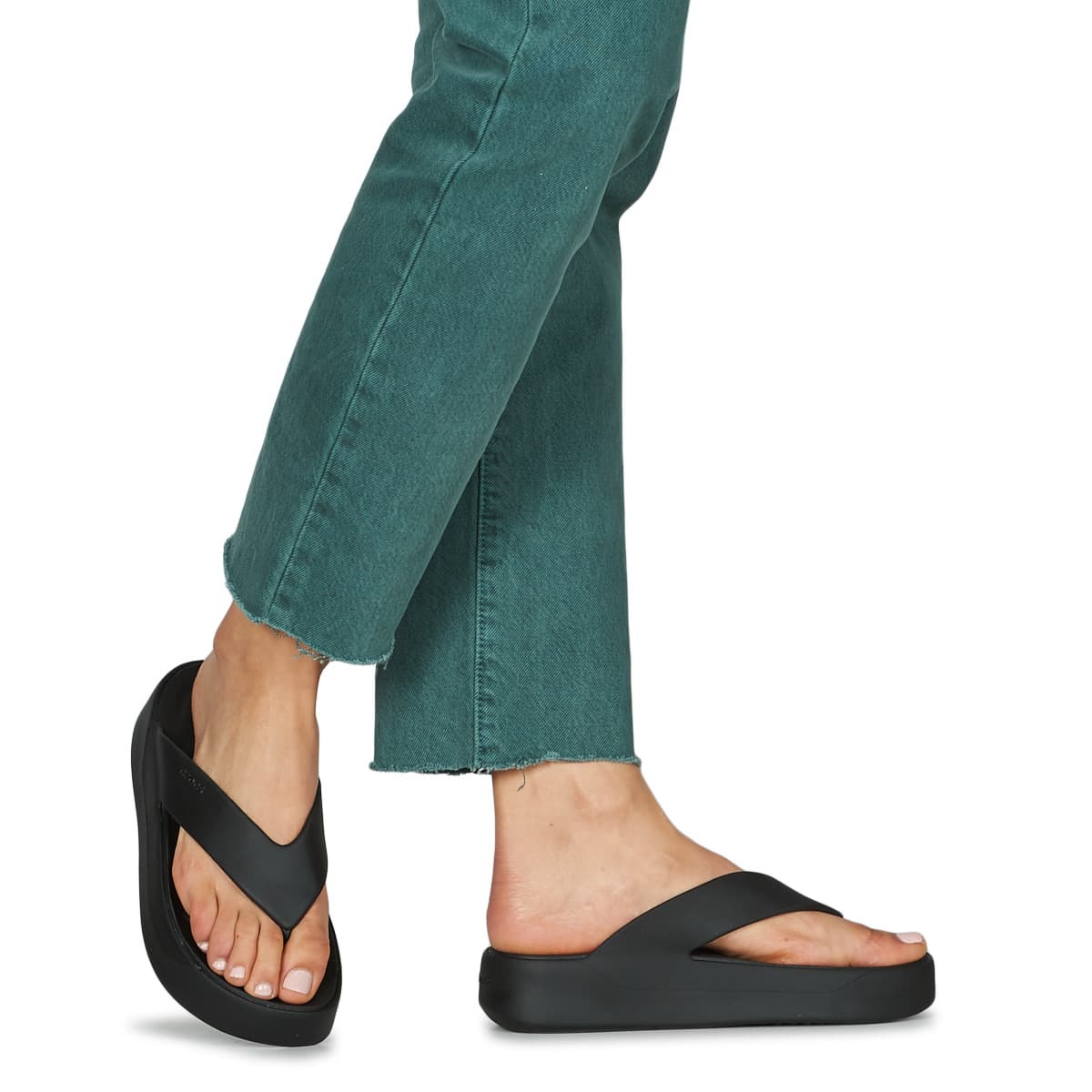 Women's Flip Flops Crocs Black