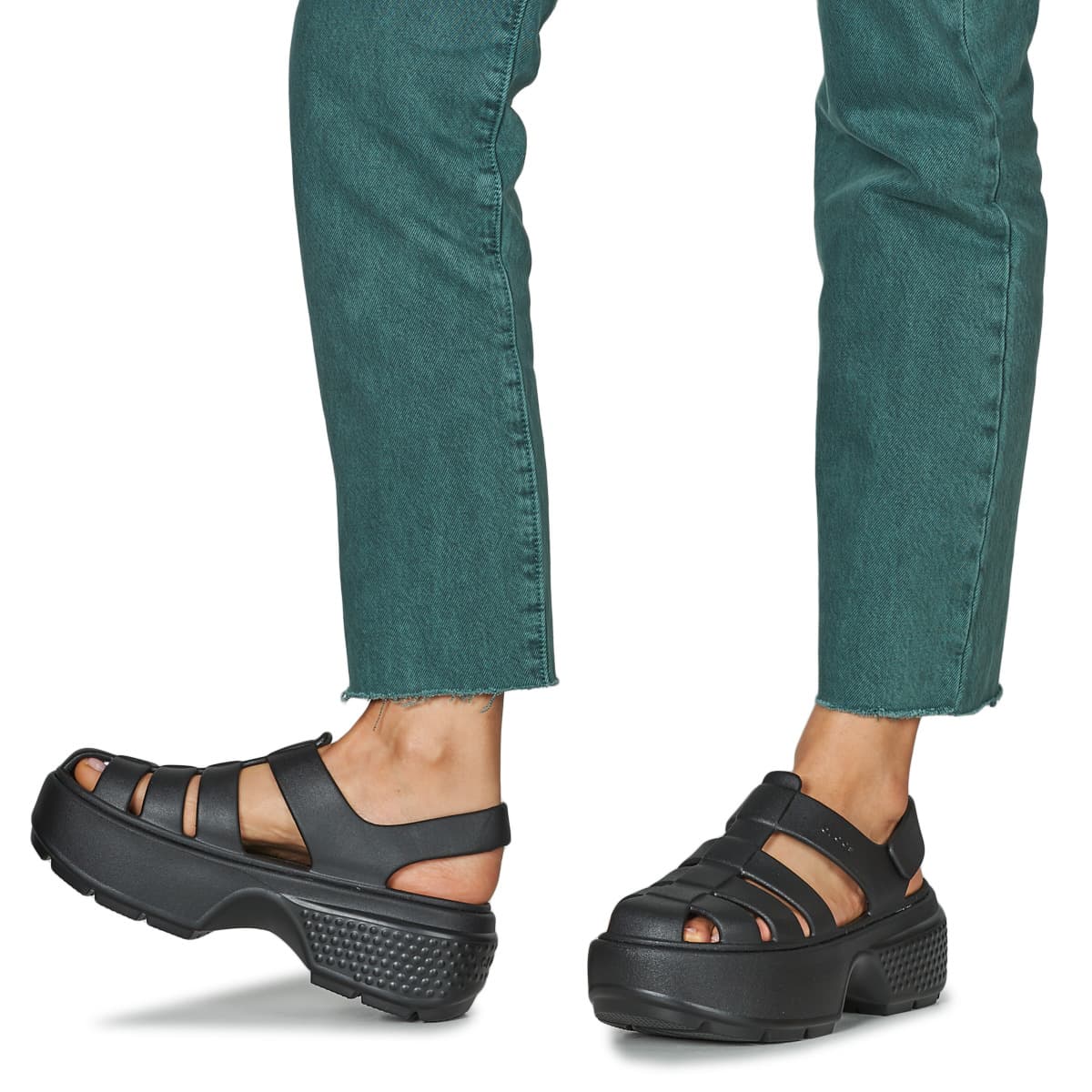 Women's Platforms Crocs Black