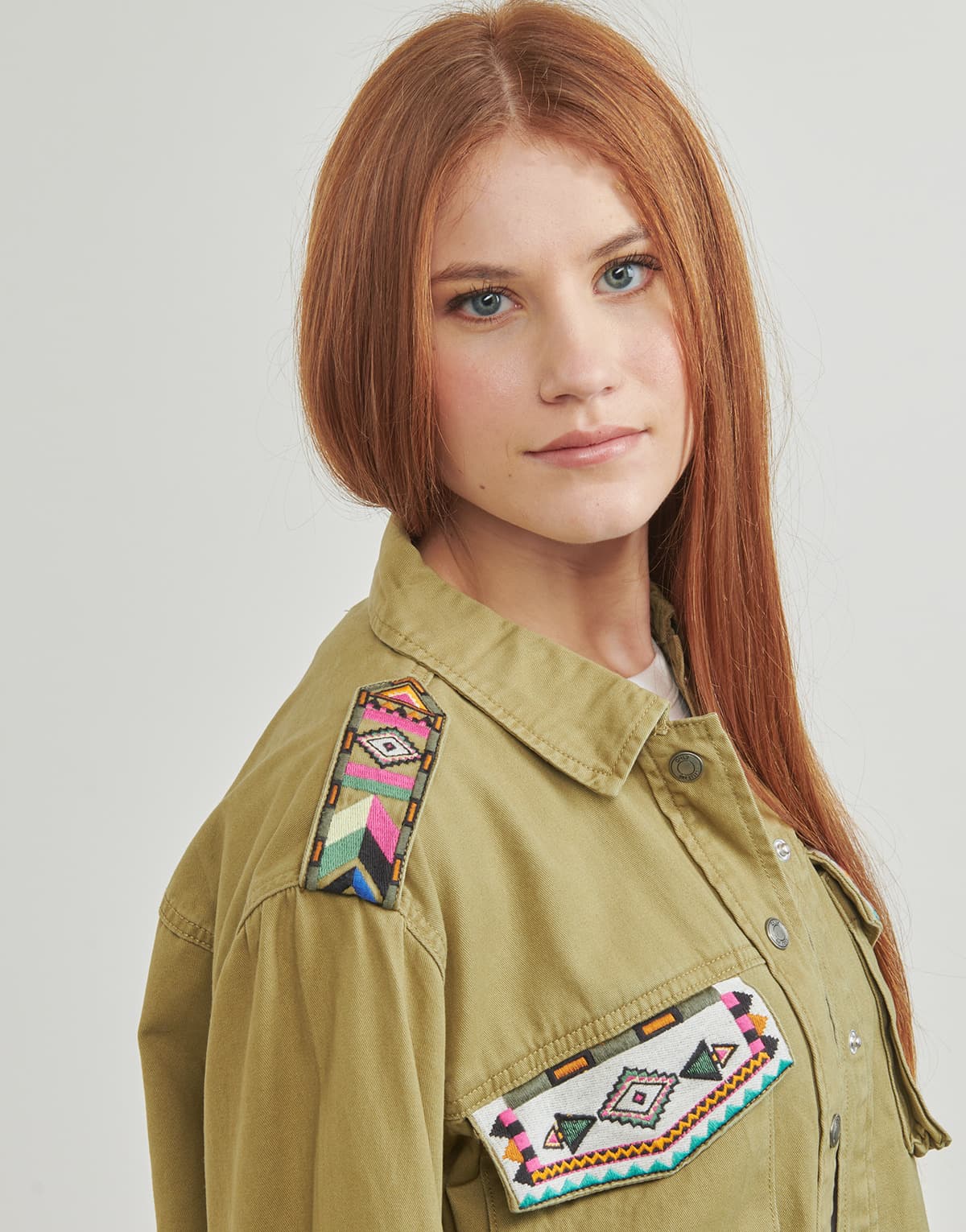 Women's Parkas Only Khaki