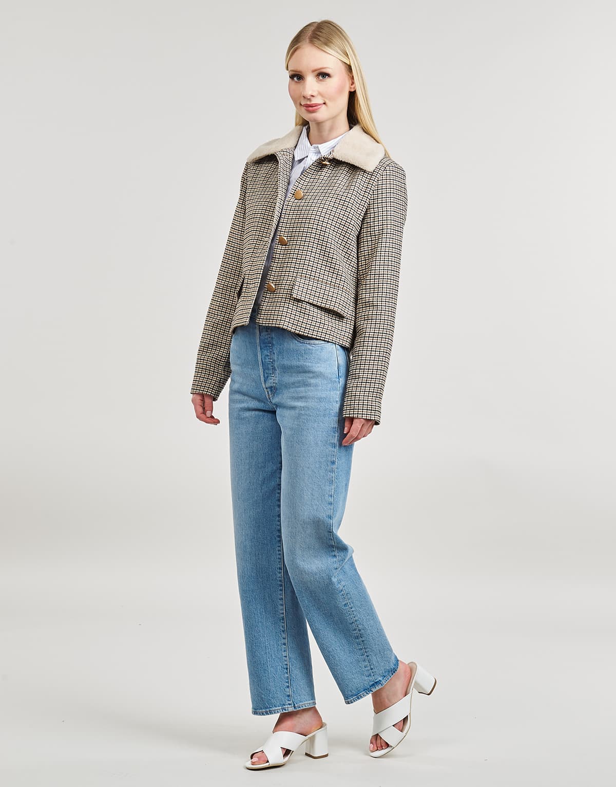 Women's Blazers Only Beige