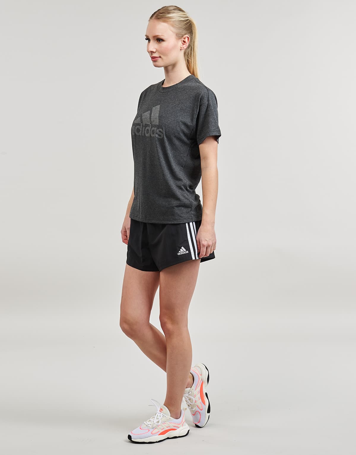 Women's T-Shirts adidas Gray