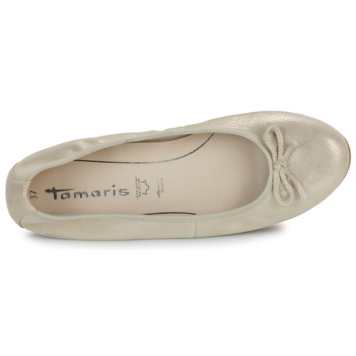Women's Ballet Flats Tamaris Gold