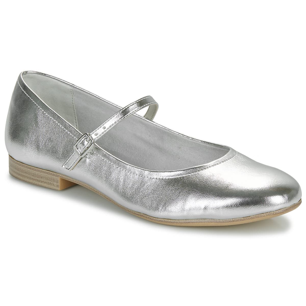 Women's Ballet Flats Tamaris Silver