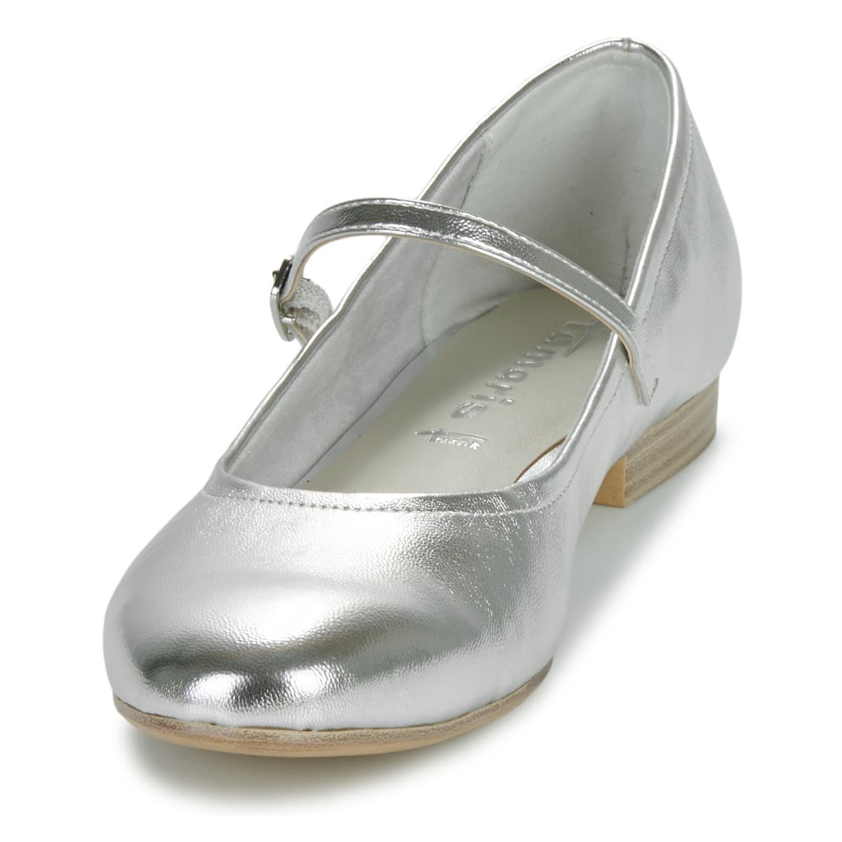 Women's Ballet Flats Tamaris Silver