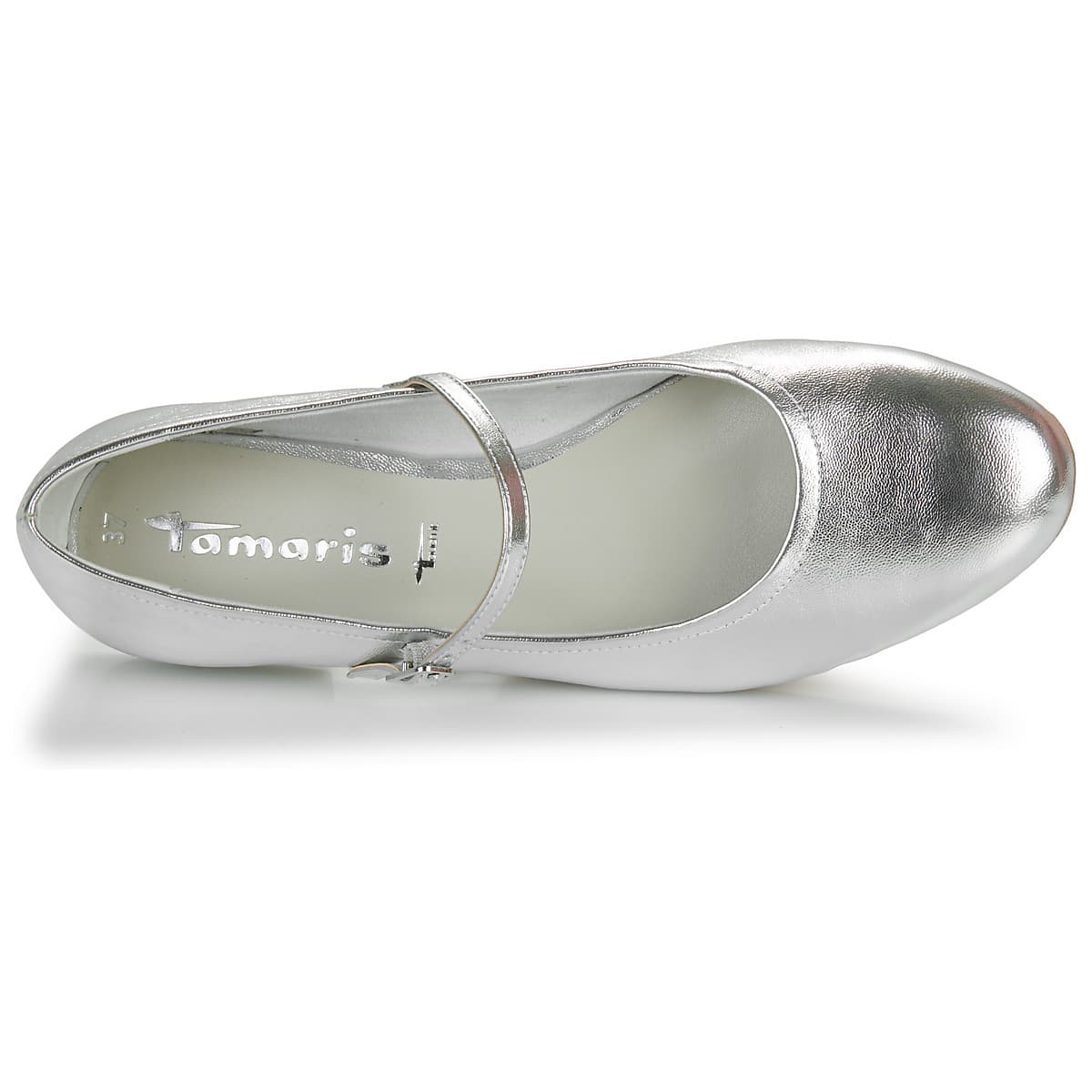 Women's Ballet Flats Tamaris Silver