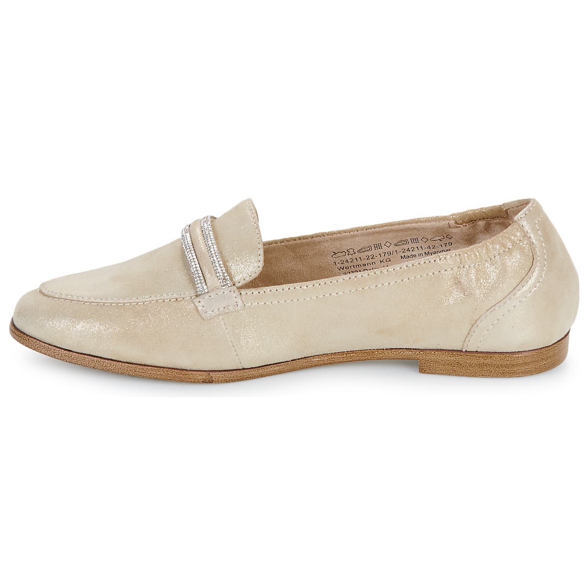 Women's Loafers Tamaris Gold