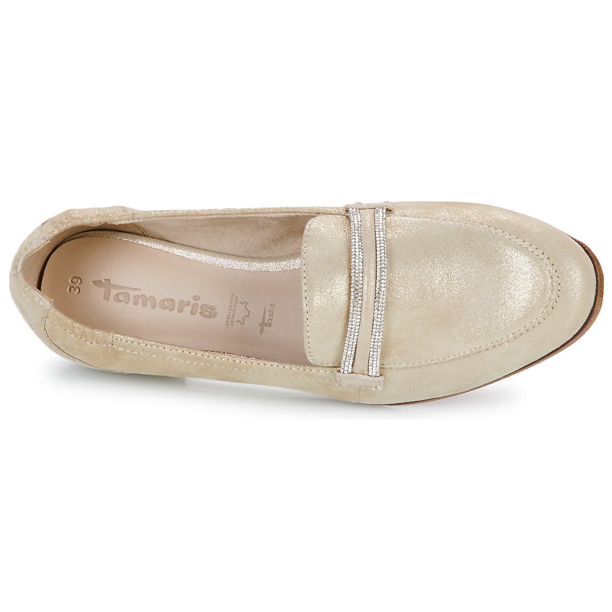 Women's Loafers Tamaris Gold