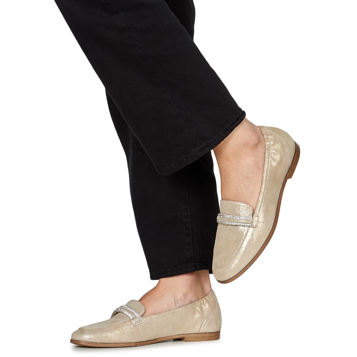 Women's Loafers Tamaris Gold