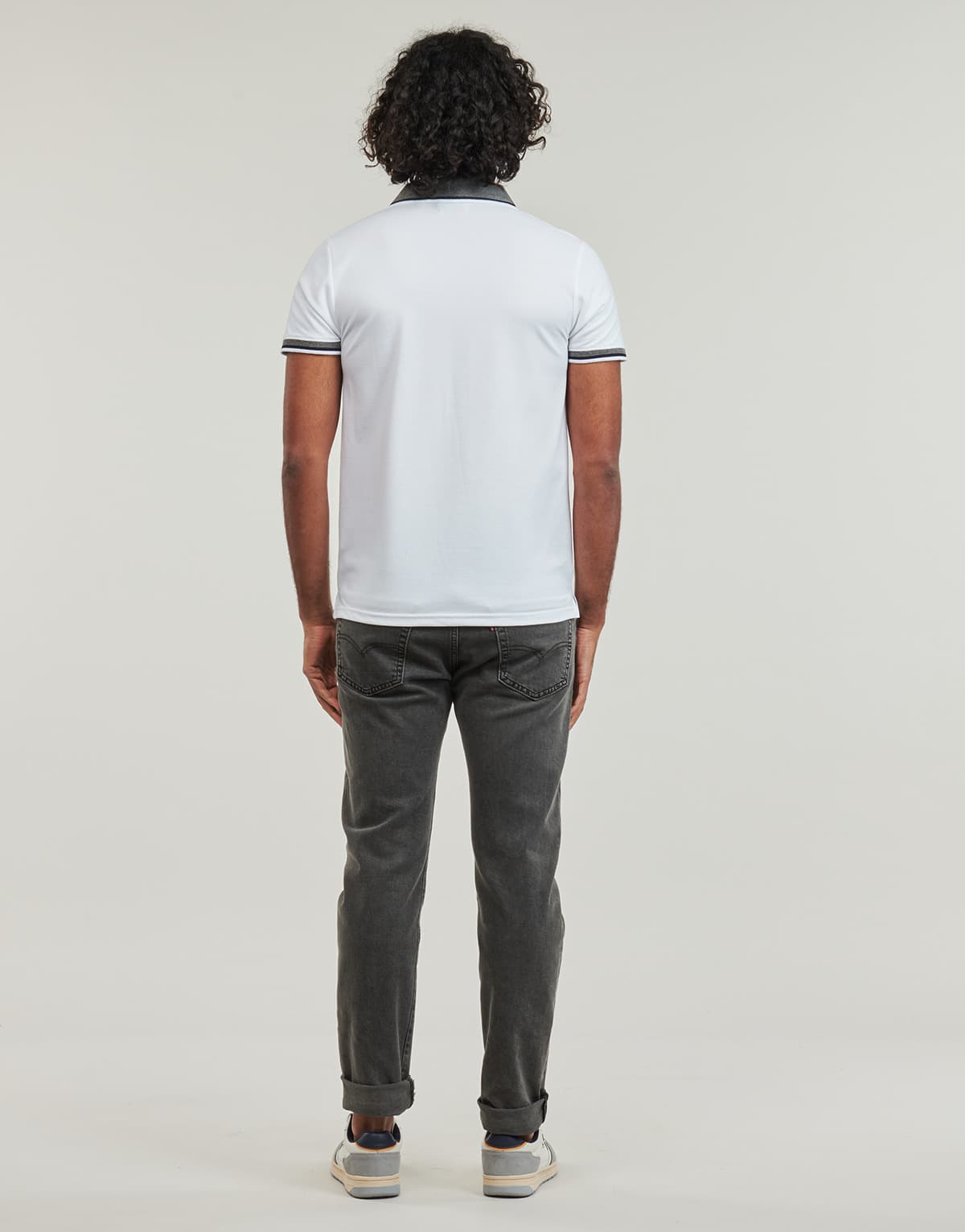 Men's Polo Shirts Yurban White
