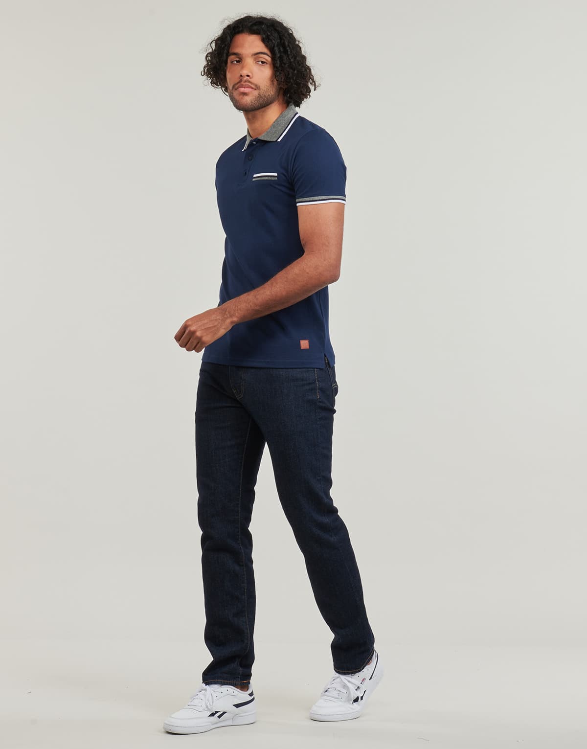 Men's Polo Shirts Yurban Blue