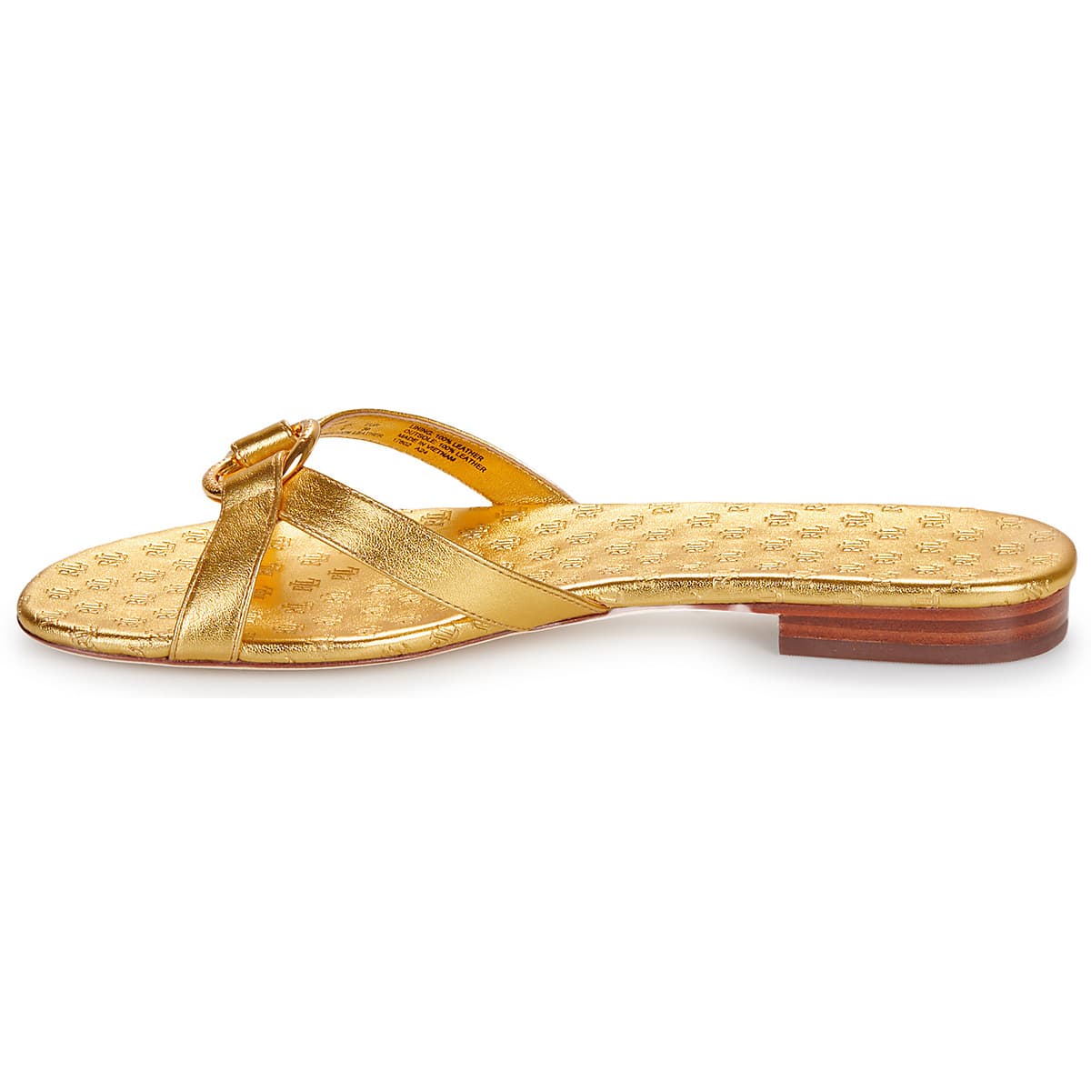 Women's Mules Lauren Ralph Lauren Gold