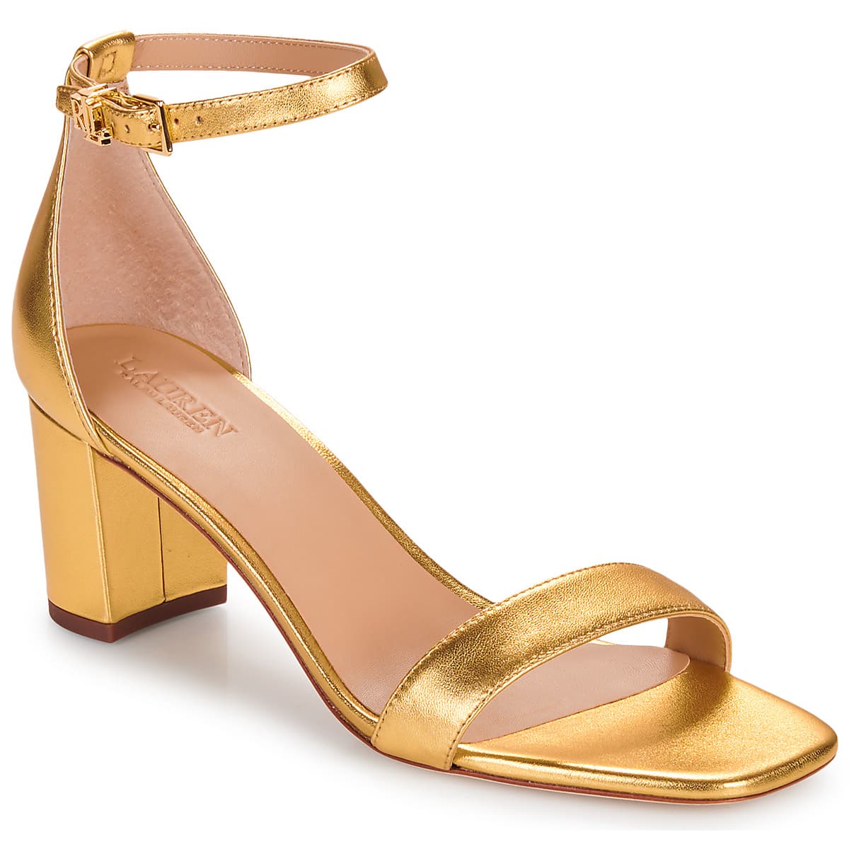 Σανδάλια με τακούνι Lauren Ralph Lauren LOGAN-SANDALS-HEEL SANDAL