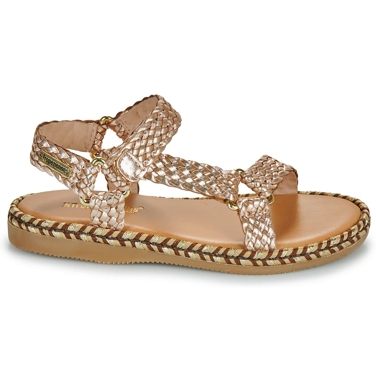 Girls' Sandals Les Tropeziennes par M.Belarbi Gold