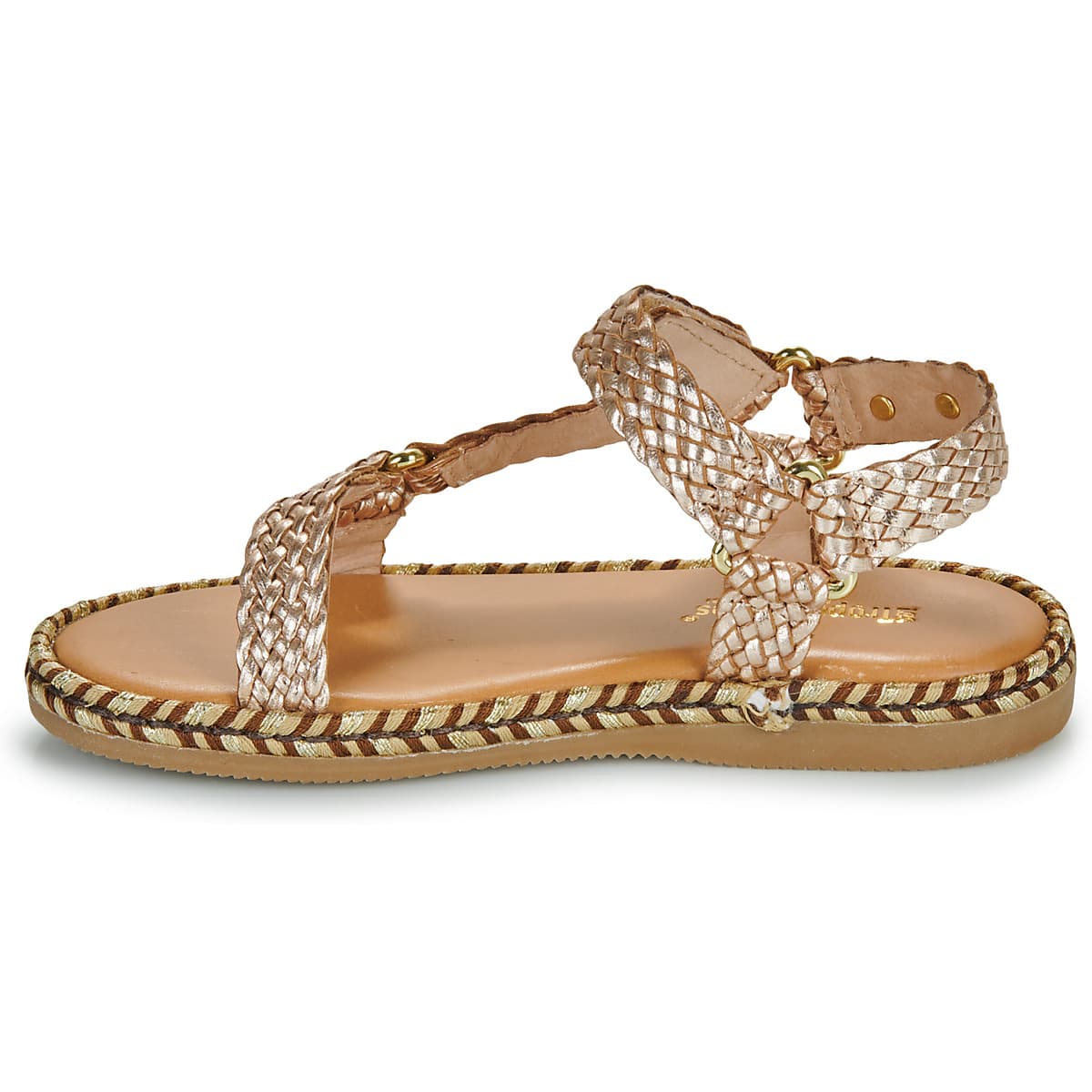 Girls' Sandals Les Tropeziennes par M.Belarbi Gold