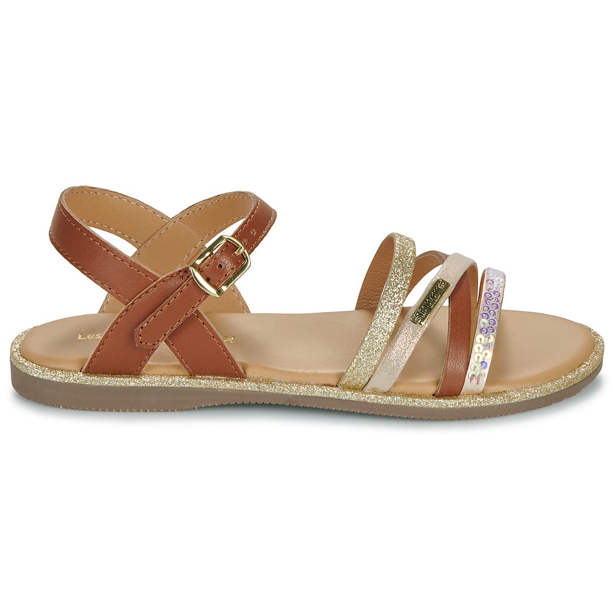 Girls' Sandals Les Tropeziennes par M.Belarbi Brown