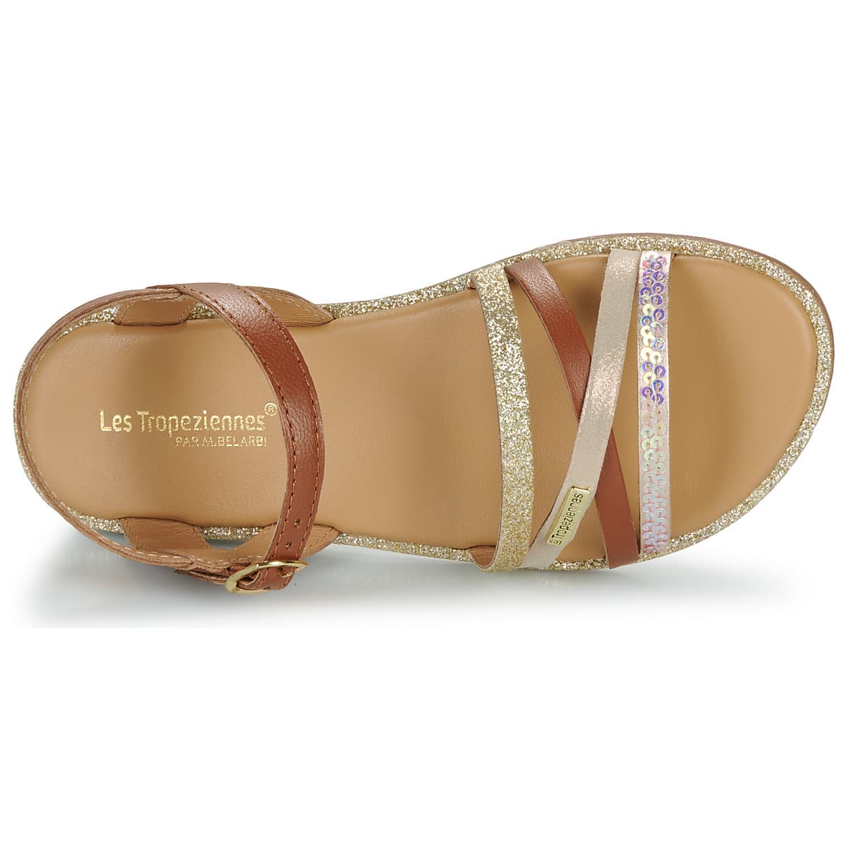 Girls' Sandals Les Tropeziennes par M.Belarbi Brown
