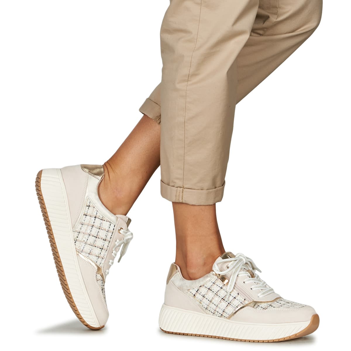 Women's Sneakers Marco Tozzi Beige