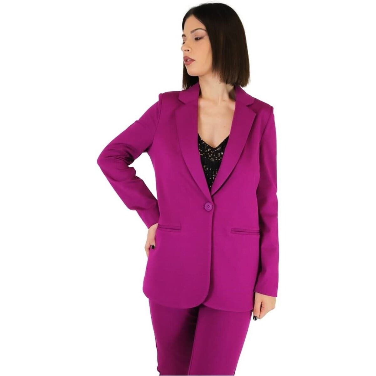 Women's Blazers Zahjr Purple