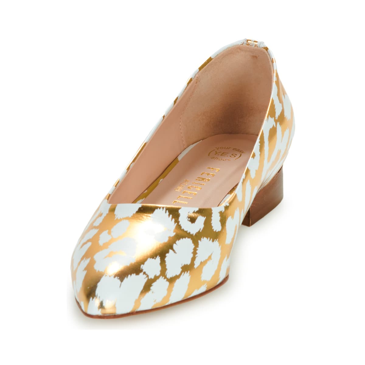 Women's Ballet Flats Fericelli Gold