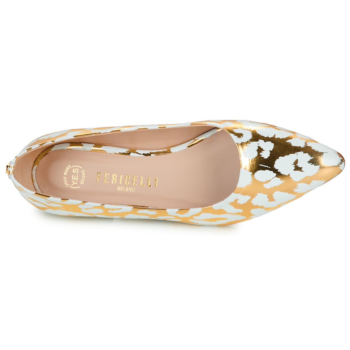 Women's Ballet Flats Fericelli Gold