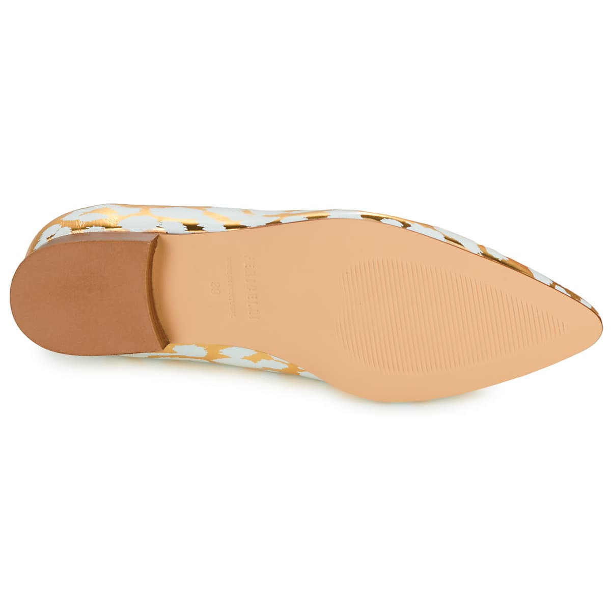 Women's Ballet Flats Fericelli Gold