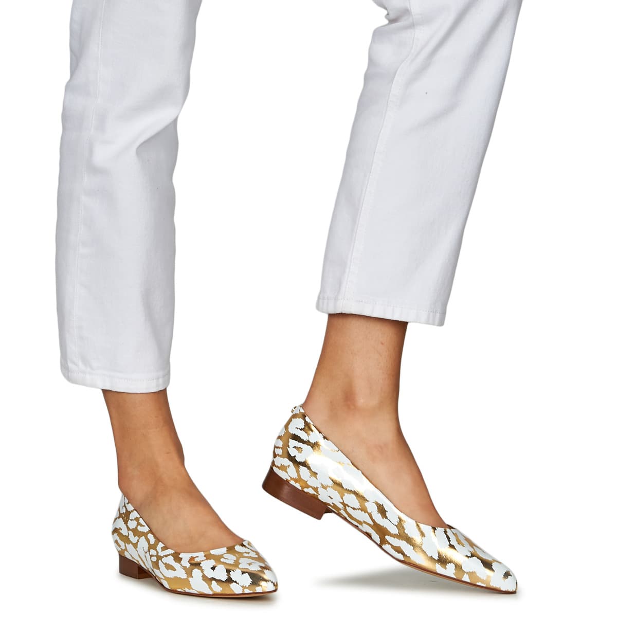 Women's Ballet Flats Fericelli Gold