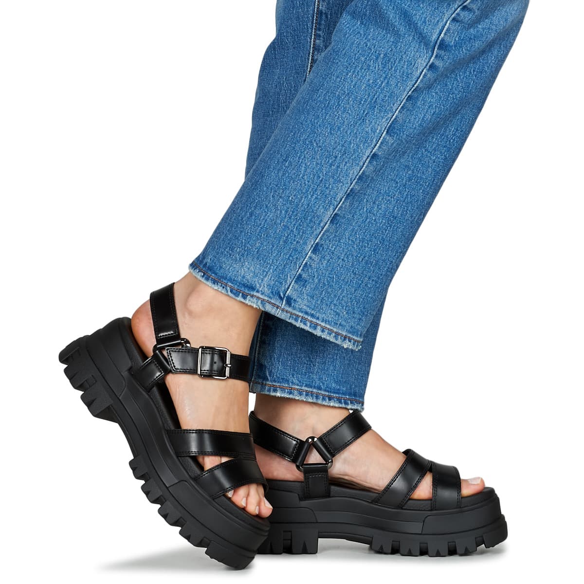 Women's Platforms Buffalo Black