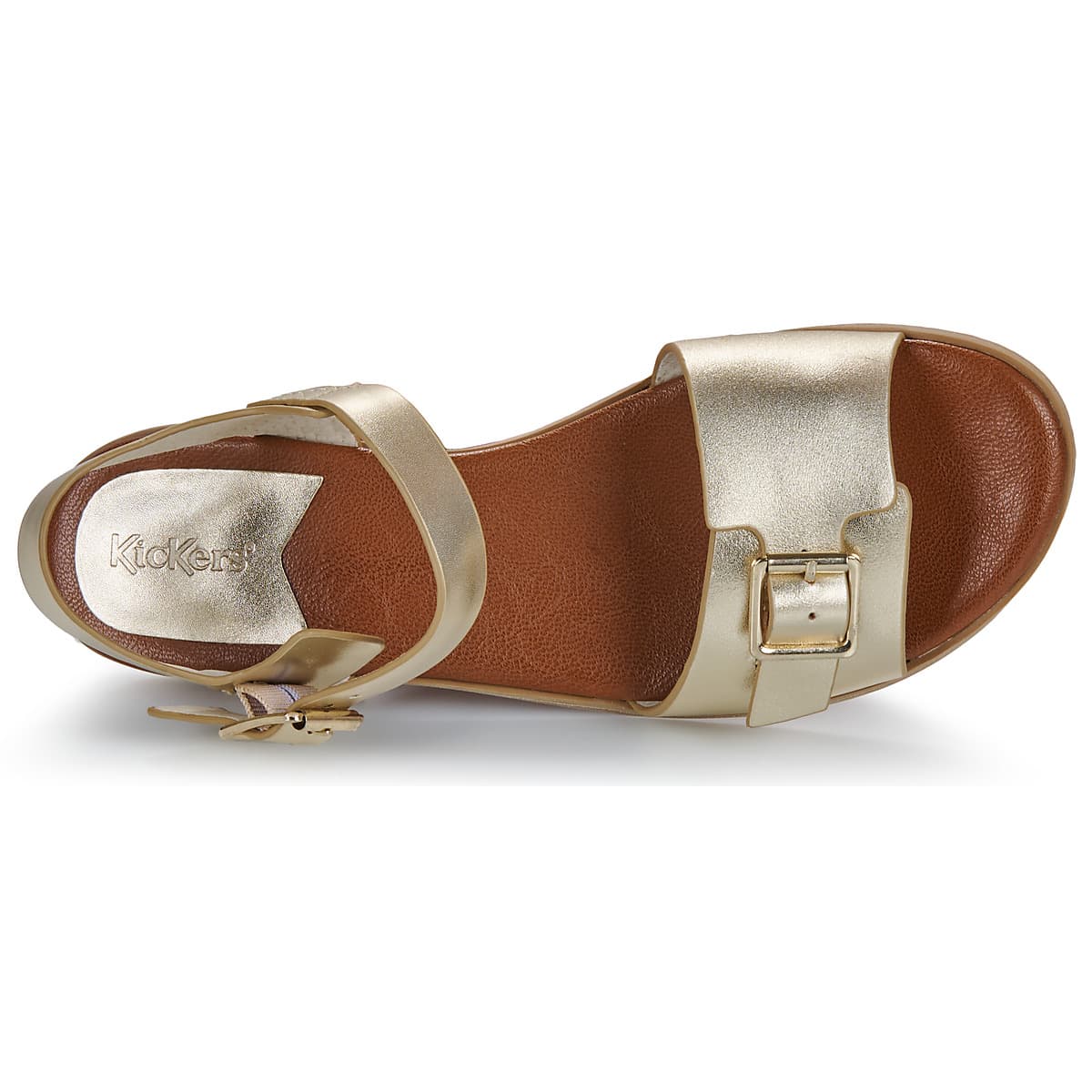Women's Sandals Kickers Gold