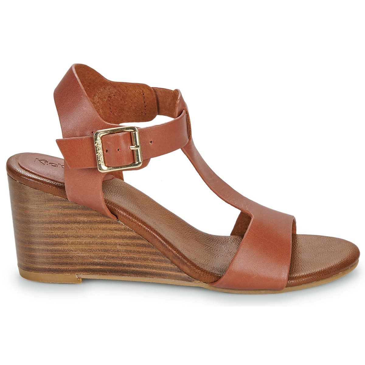 Women's Platforms Kickers Brown