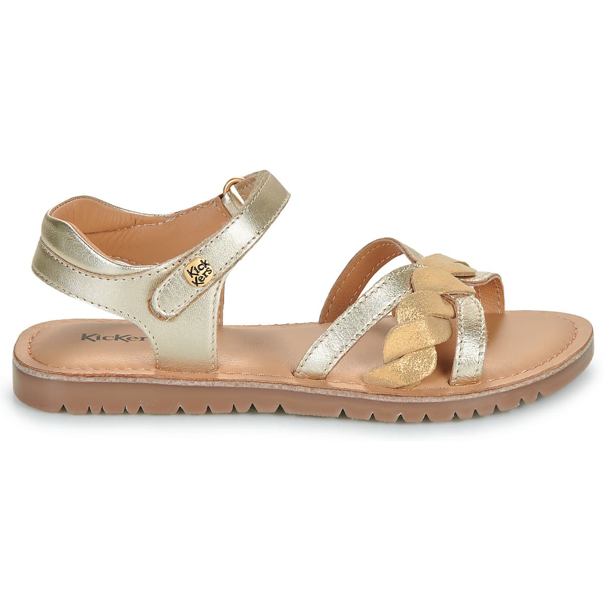 Girls' Sandals Kickers Gold