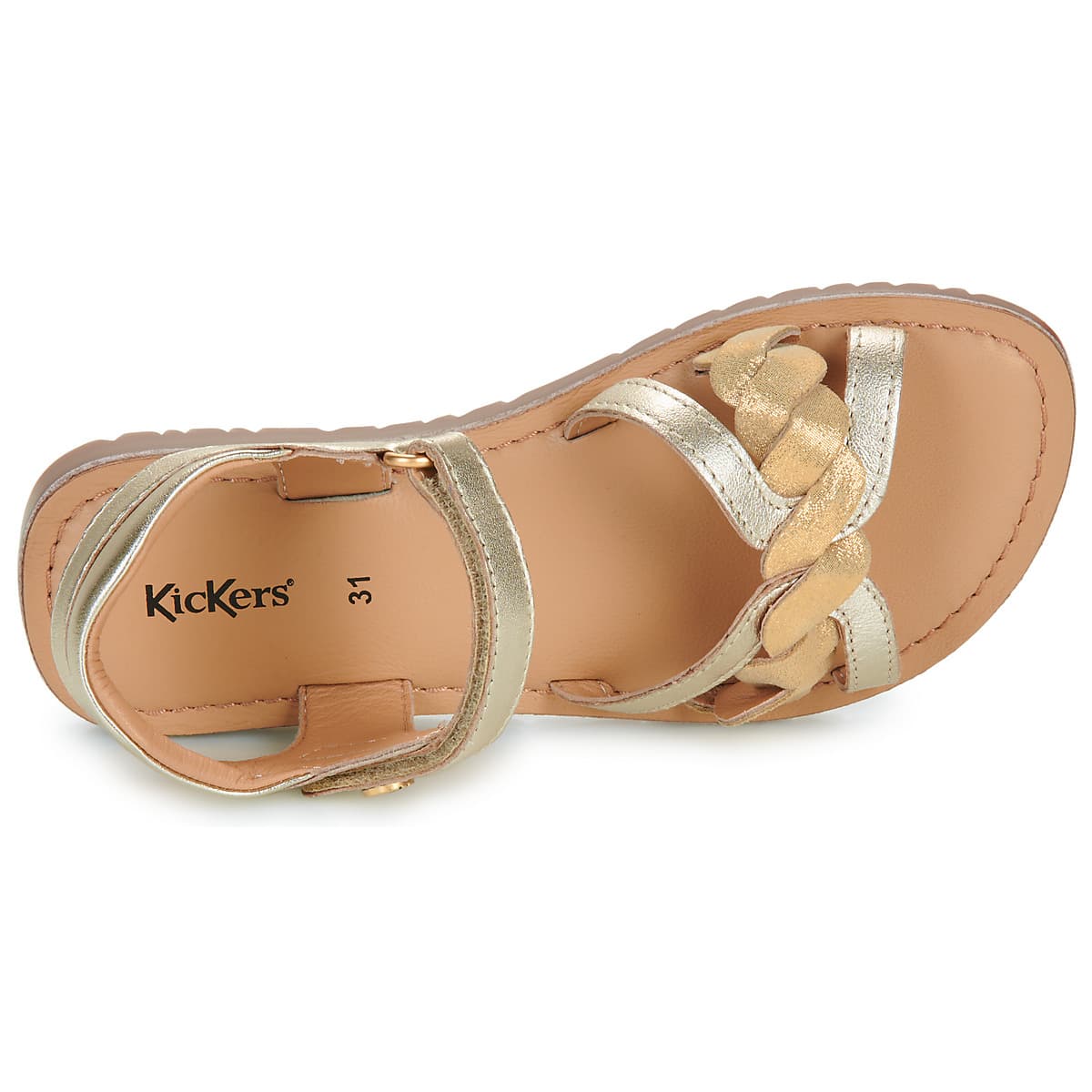 Girls' Sandals Kickers Gold