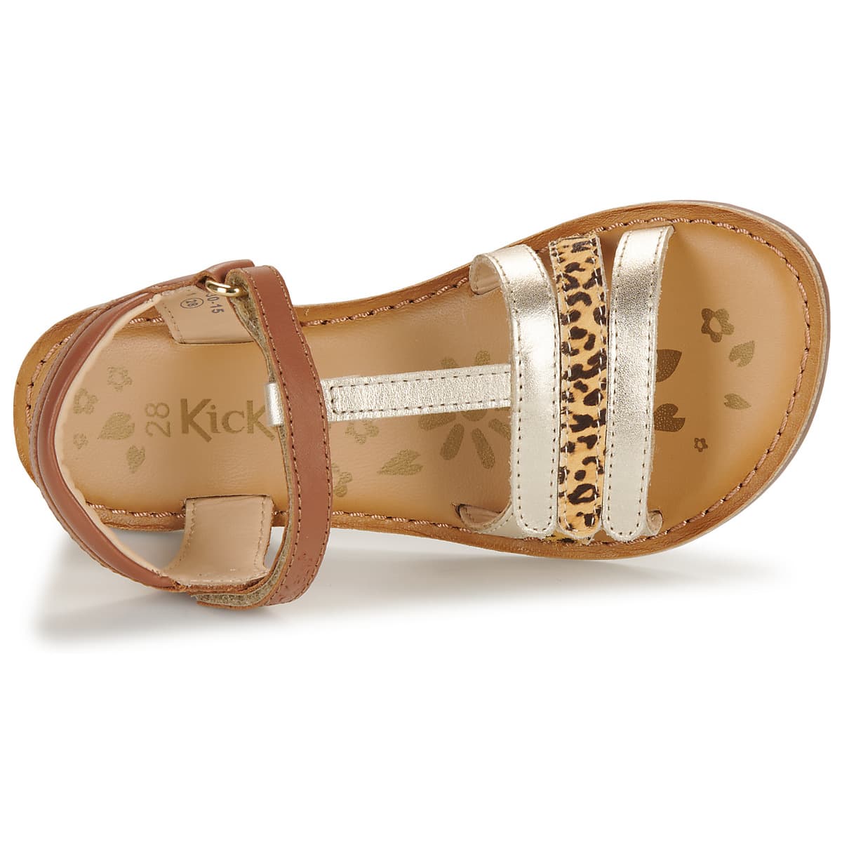 Παιδικό Πέδιλο για Κορίτσι Kickers Χρώματος Καφέ 700967-30-15