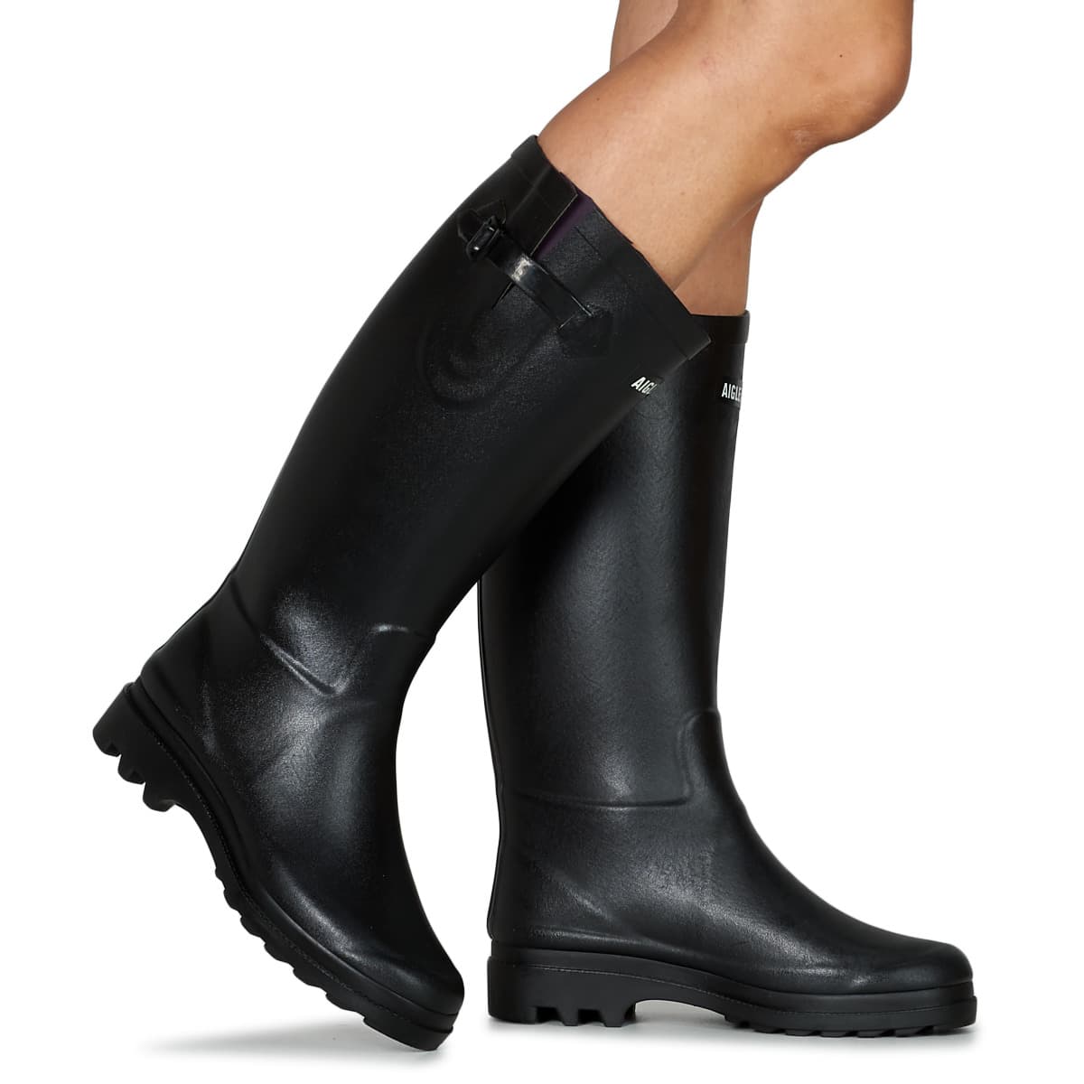 Women's Wellington Boots Aigle Black