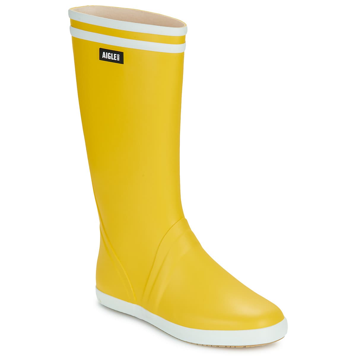 Men's Wellington Boots Aigle Yellow