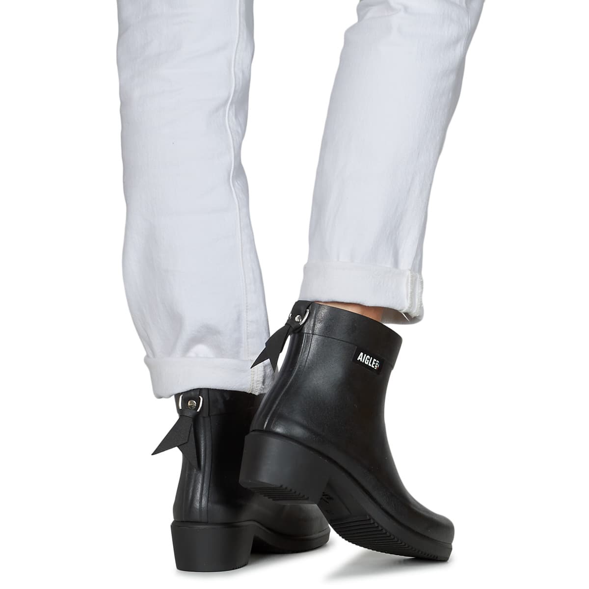 Women's Wellington Boots Aigle Black